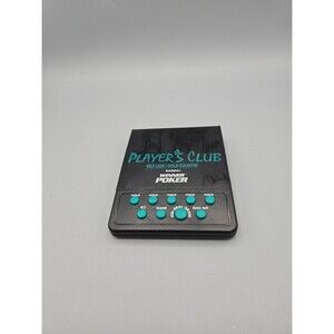RADICA Winner Poker Model 1710 Handheld Electronic Video Game Tested